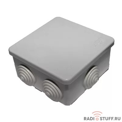 Рувинил 67040 Тусо.Коробка расп. для о/п, 85х85х40мм, 6вводов, IP54  